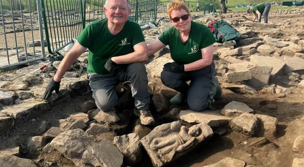 Ancient Secrets Revealed: Amateur Archaeologists Discover Winged Goddess at Hadrian’s Wall, Uniting Past and Present