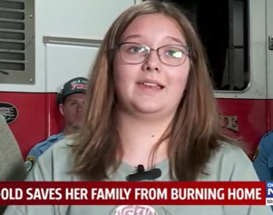 Brave Beyond Her Years: 11-Year-Old Oklahoma Girl Heroically Rescues Family from Lightning-Struck Inferno