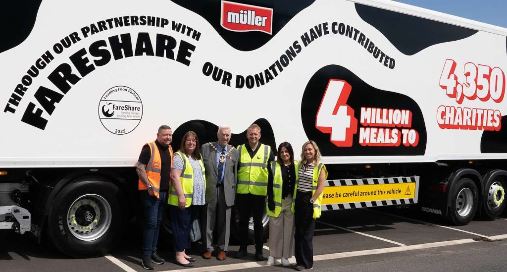 Feeding Hope: UK Dairy Company Donates 4 Million Meals, Turning Surplus into Solutions for Hunger and Food Waste