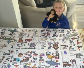 From a Young Artist’s Heart: 99 Animals Drawn to Celebrate David Attenborough’s 99th Birthday and Discover His Favorites!