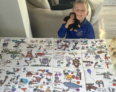 From a Young Artist’s Heart: 99 Animals Drawn to Celebrate David Attenborough’s 99th Birthday and Discover His Favorites!