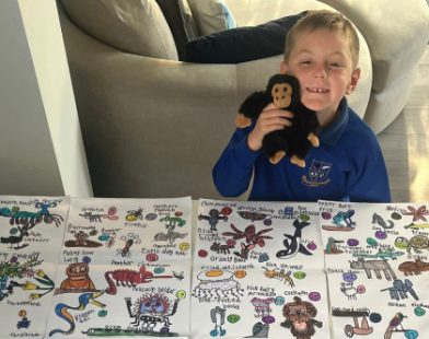 Heartwarming Tribute: 5-Year-Old Celebrates Sir David Attenborough's 99th Birthday with 99 Adorable Animal Drawings!