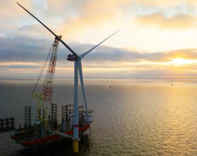 Turning Tides: The Dawn of 1.1 Million Homes Powered by Hope as the First Offshore Wind Turbine Soars in the North Sea