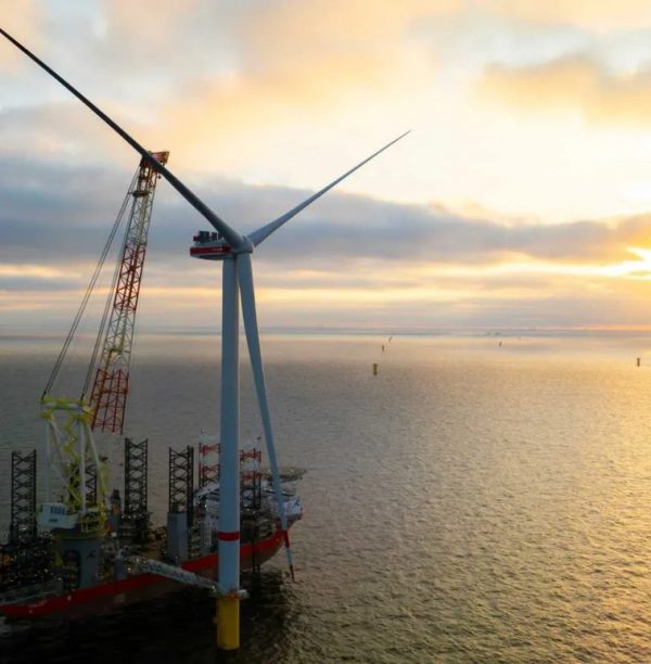 Turning Tides: The Dawn of 1.1 Million Homes Powered by Hope as the First Offshore Wind Turbine Soars in the North Sea