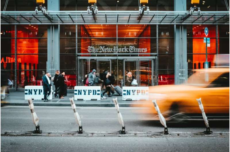 Credit: Unsplash/CC0 Public Domain new york times