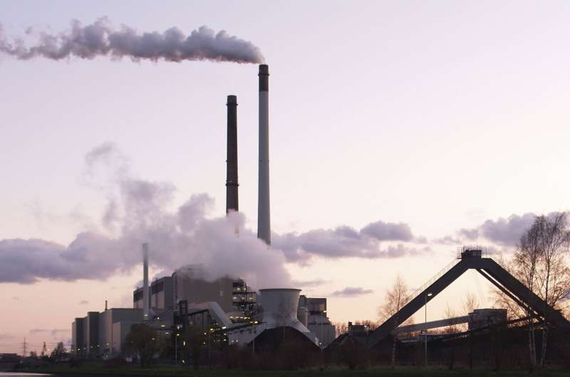 Coal power plant. Credit: Arnold Paul Iron from coal, steel industries alters North Pacific ecosystem