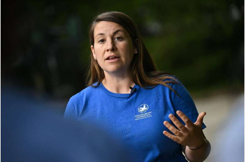 Kellie Fiala from the Chesapeake Bay Foundation. Kellie Fiala from the Chesapeake Bay Foundation