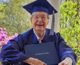 Against All Odds: 88-Year-Old Woman Fulfills 65-Year Dream of Earning Her College Degree