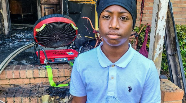 Bravery Over Fear: 12-Year-Old Hero Runs Through Flames to Rescue Baby Brothers and Grandma