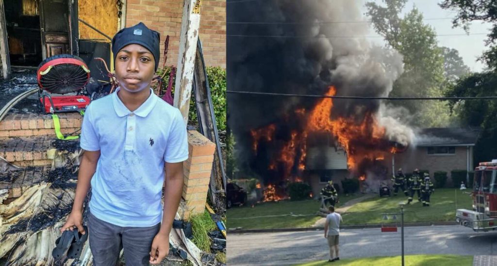 Bravery at 12: Young Hero Saves Family from Flames and Earns Future with Fire Chief