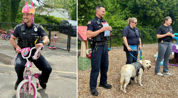 Magic on Wheels: Massachusetts Officer Inspires Kids to Ride Safely with a Whimsical Unicorn Helmet!