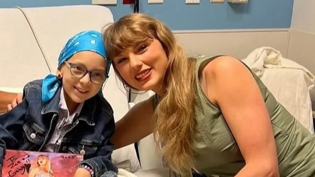 Zoe and Swift at Joe DiMaggio Children’s Hospital