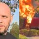 Unseen Valor: Brave Bystander Rescues Driver from Fiery Inferno Just Seconds Before Catastrophe