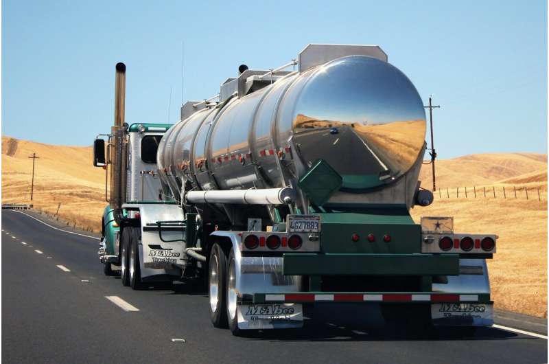 Credit: Pixabay/CC0 Public Domain gas tanker truck