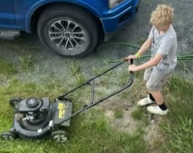 Ten-Year-Old's Heartfelt Summer Mission: Mowing Lawns to Heal His Family's Home After Wildfire Devastation