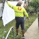 Against the Storm: How One Postman’s Unexpected Kindness Turned a Gloomy Day into a Heartwarming Laundry Rescue