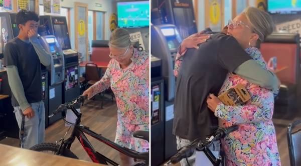 Heartwarming Gesture: Restaurant Owners Gift Young Worker a New Bike After Theft, Restoring His Spirit