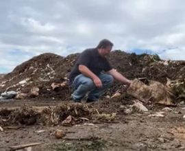 Love Rediscovered: Husband’s Heartfelt Search Through the Dump Unearths Lost Wedding Rings