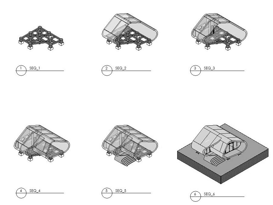 Construction sequence of Drop Pod