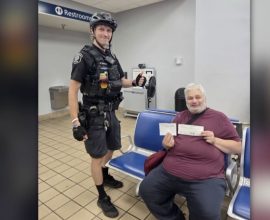 “Compassion on the Tracks: Officer’s Heartwarming Act Helps Stranded Deaf Man Journey Home”