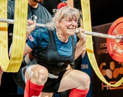 Defying Age: Britain's Strongest Grandmother Shatters 4 World Records in a Heartwarming Powerlifting Journey!