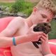 Heartfelt Heroism: Teen's Daring Rescue of Baby Beaver Amidst River Rapids Captures the Essence of Canadiana