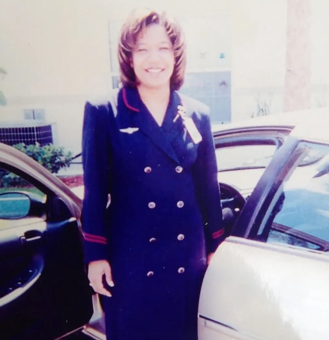 Cee Cee Lyles in United Airlines uniform