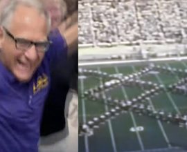 Never Too Late: 66-Year-Old Man Realizes His Dream, Joins LSU Marching Band as Its Oldest Member!
