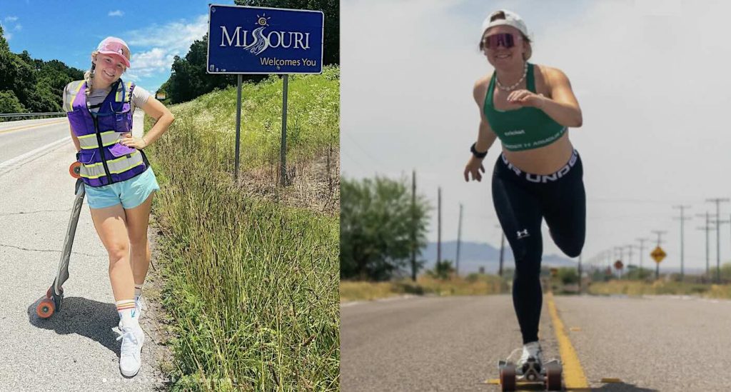 Skateboarding Across America: 29-Year-Old Honors Late Stepfather's Legacy by Carrying His Ashes on the Journey of a Lifetime
