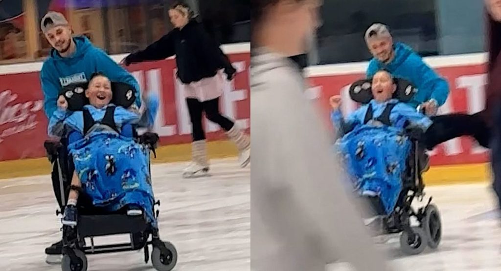 Unexpected Joy: How a Kind Stranger Gave a Boy with Cerebral Palsy the Gift of Gliding on Ice