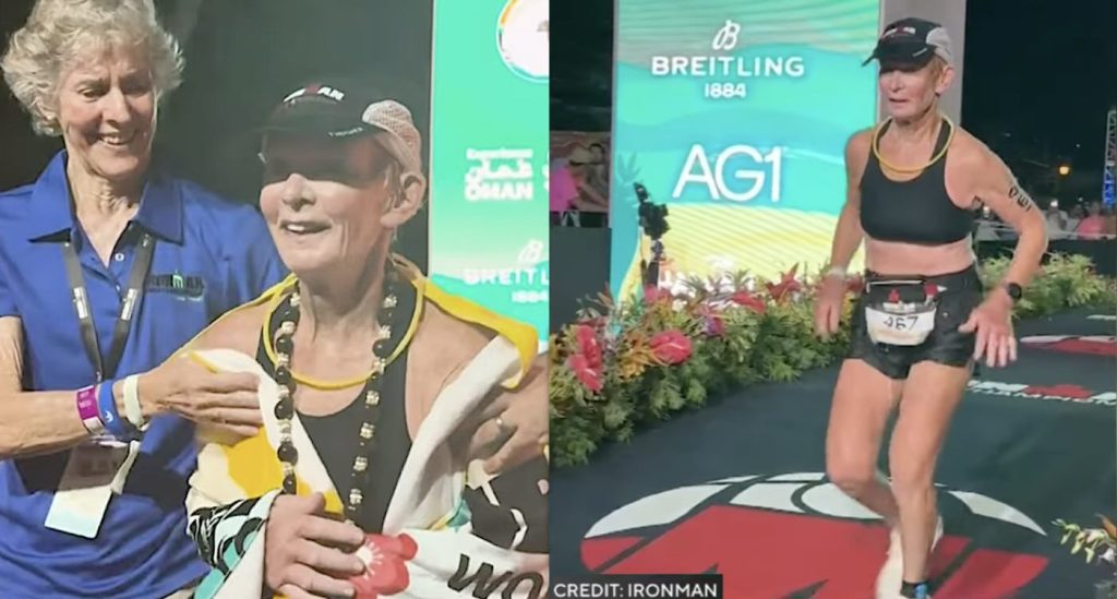 At 80, a Grandma's Unstoppable Spirit Shatters Records: The Incredible Journey of the Oldest Female Ironman Finisher Who Learned to Swim at 59!