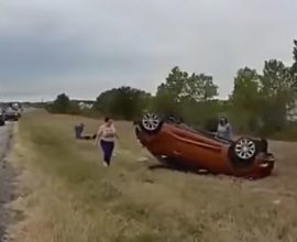 Everyday Heroes: Community Unites to Lift Overturned Car and Save a Baby's Life