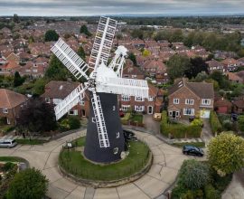Timeless Tradition: Britain’s 250-Year-Old Windmill Still Whirling, Turning History Into Flour