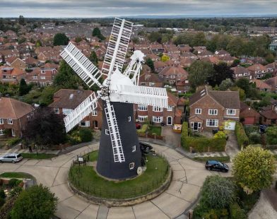 Timeless Tradition: Britain’s 250-Year-Old Windmill Still Whirling, Turning History Into Flour