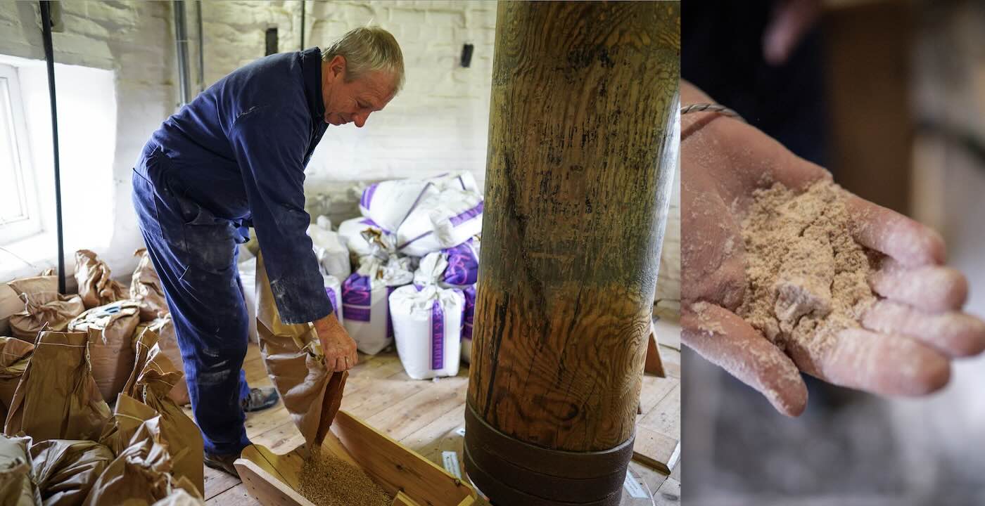 Steve Potts, the head miller at the Holgate Windmill
