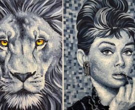 From Rags to Riches: Artist Transforms Worn Denim into Heartfelt Portraits that Tell a Story